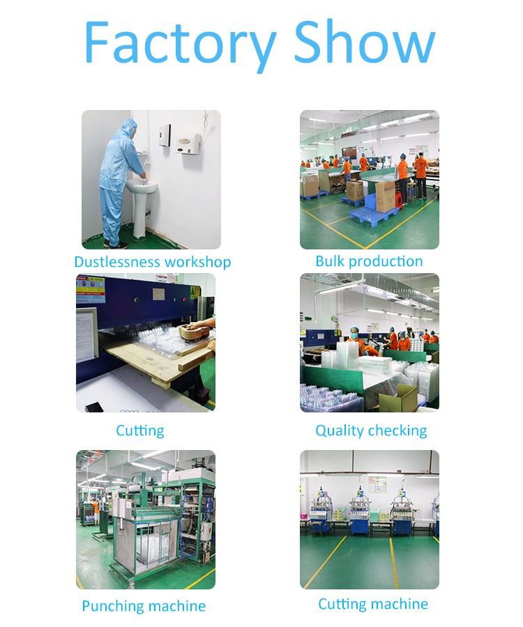 Clear plastic candy box