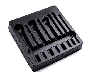 Plastic Makeup Brush Insert Tray